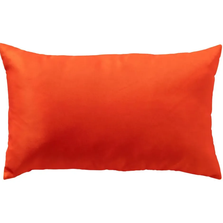 APOLLO - buitenkussen 30x50 cm - gestreept - Cherry Tomato - rood