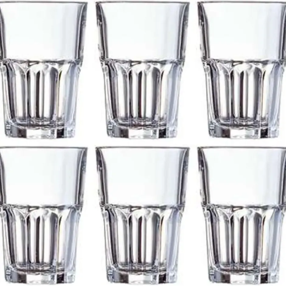 Arcoroc Drinkglazen Granity - 6 stuks - transparant - glas - 420 ml