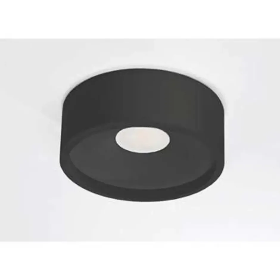 Artdelight Plafondlamp Orlando - zwart - 14x5 cm