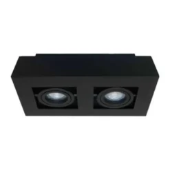 Artdelight Spot Bosco - 2 lichts - zwart - 25x8.6 cm