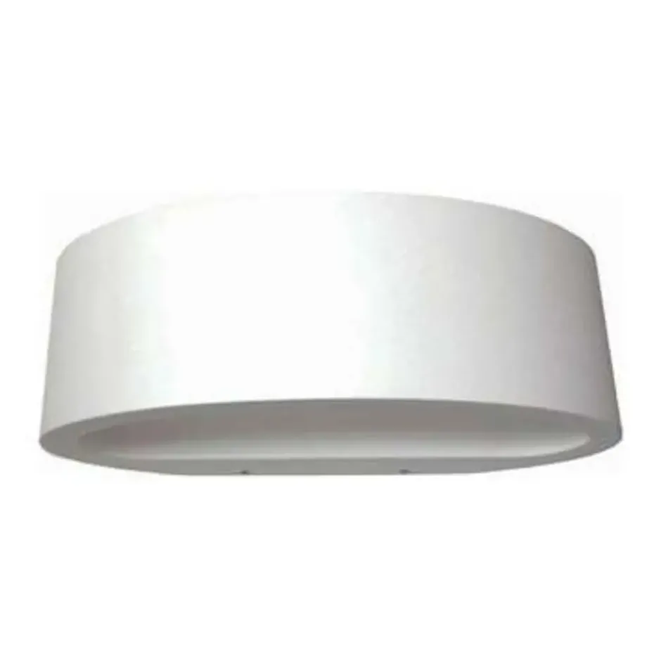 Artdelight Wandlamp Sharp - wit - 10x7 cm