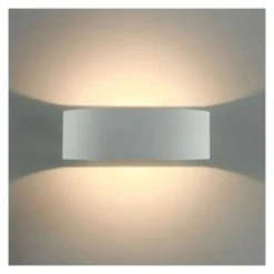 Artdelight Wandlamp Sharp - wit - 10x7 cm