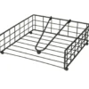 Artex Servettenhouder met stop - zwart - metaal - 21 cm
