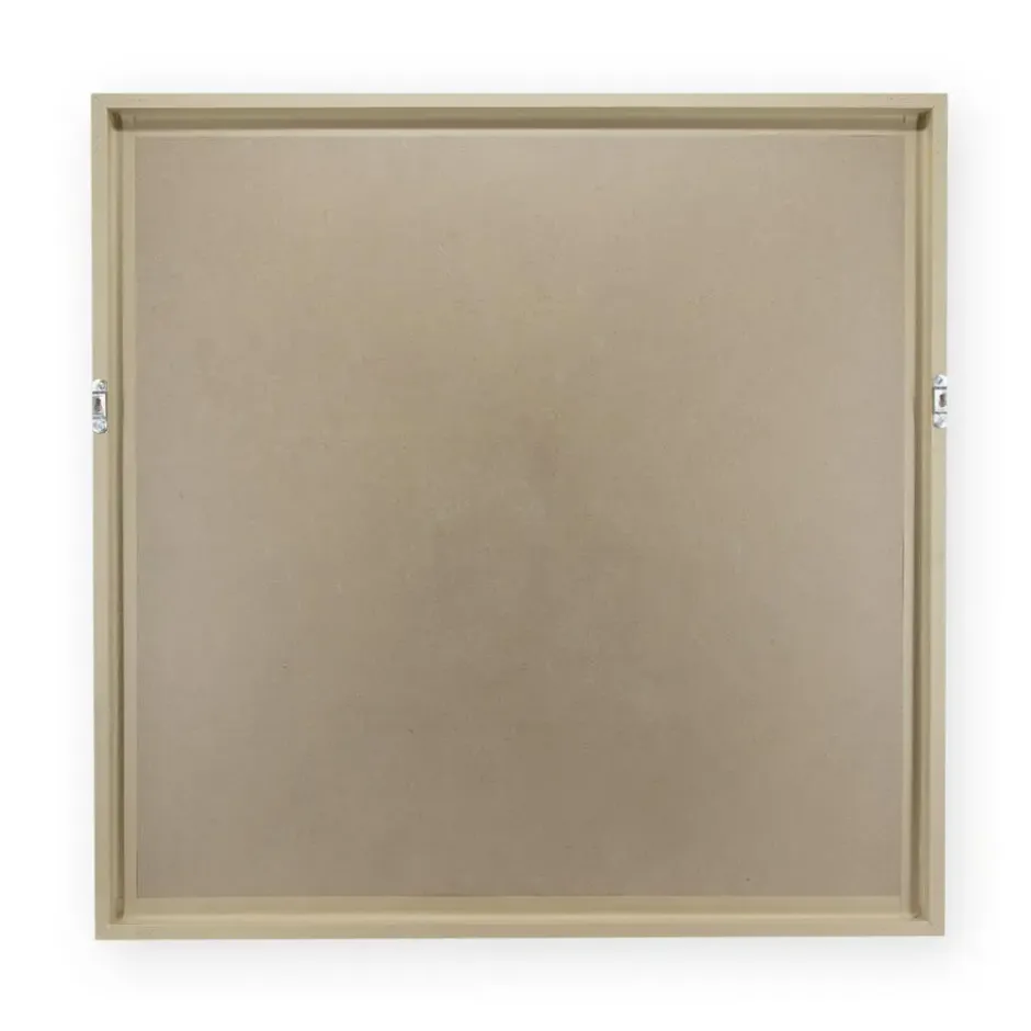 Art for the Home Abstract 3D ornament 80x80cm roze