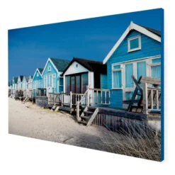 Art for the Home Buitencanvas Strandhuizen 70x50cm