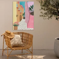 Art for the Home Buitencanvas Dromerige Laan 70x50cm