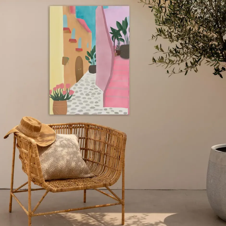 Art for the Home Buitencanvas Dromerige Laan 70x50cm