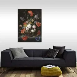 Art for the Home - Canvas Schilderij - Bloemen Stilleven - 70x100 cm