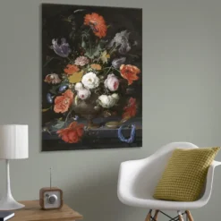 Art for the Home - Canvas Schilderij - Bloemen Stilleven - 70x100 cm