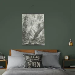 Art for the Home Jungle Amazone Textiel Poster 80x60 cm