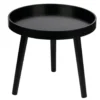 Arti Casa Bijzettafel - plantverhoger - zwart - hout - 40 x 36 cm