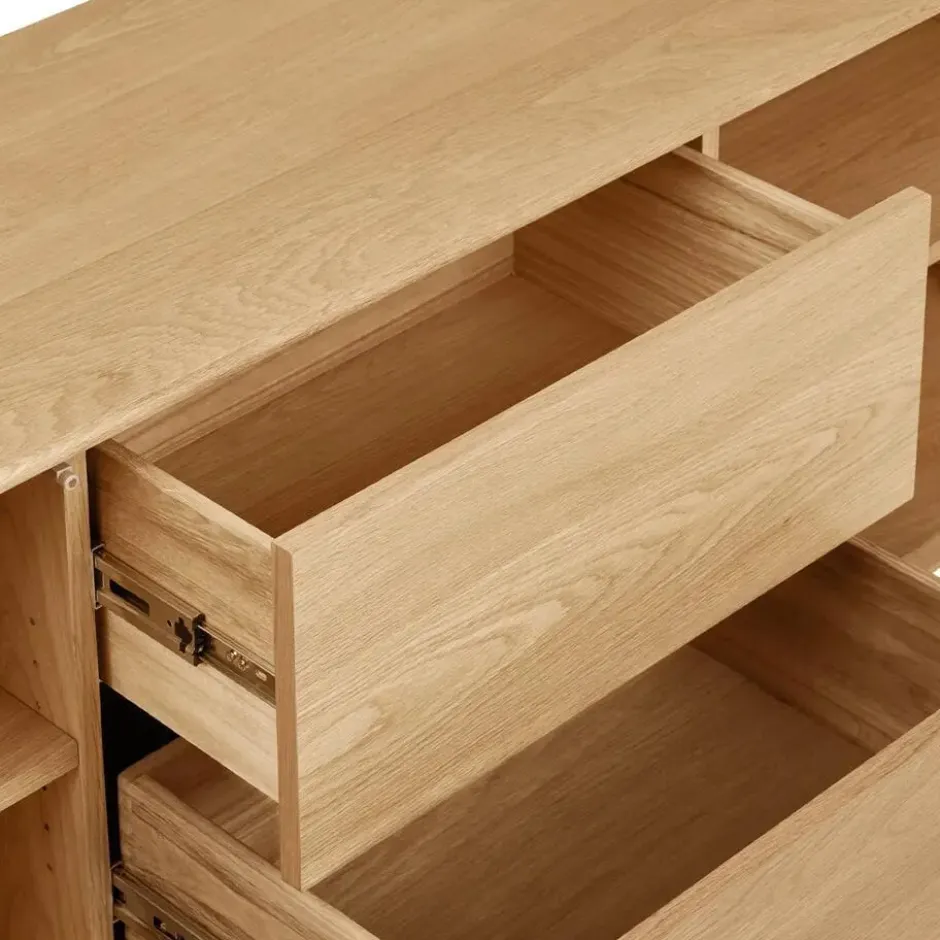 Artichok Mels Eikenhouten Sideboard Naturel - 180 x 75 cm