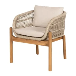 Artichok Teresa Houten Tuinstoel Beige - Met Zitkussens