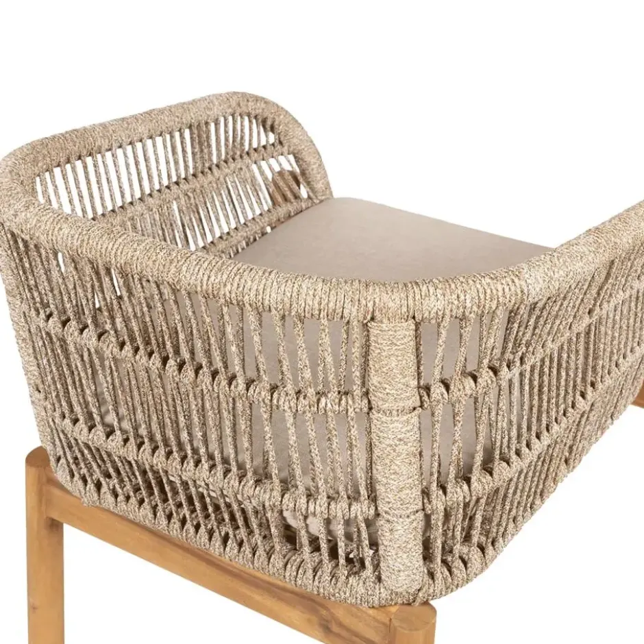Artichok Teresa Houten Tuinstoel Beige - Met Zitkussens