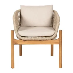 Artichok Teresa Houten Tuinstoel Beige - Met Zitkussens