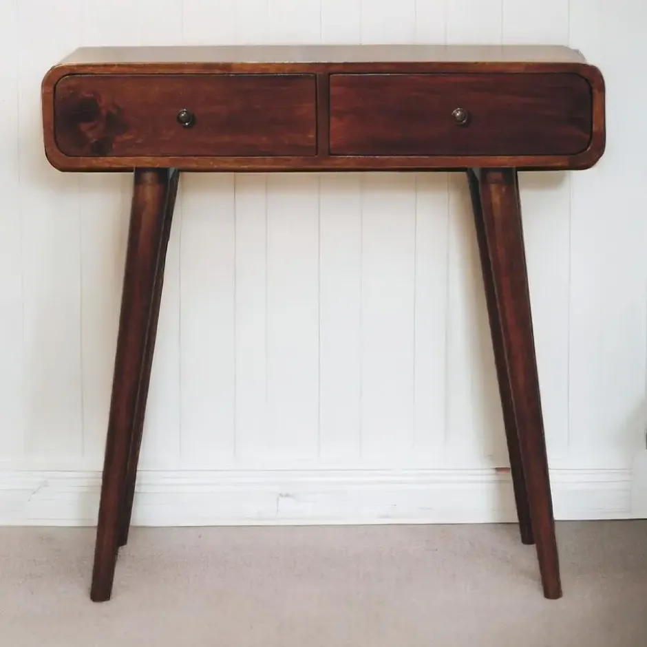 Artisan Furniture Massief Houten Kastanje Hal Tafel