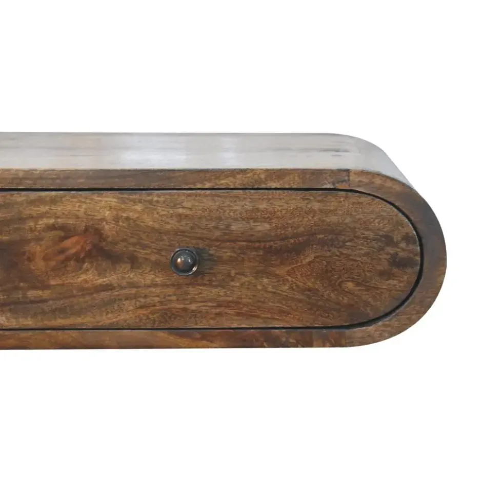 Artisan Furniture Massief Houten Contour Zwevende Wandconsole