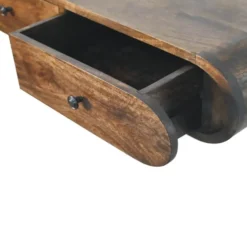 Artisan Furniture Massief Houten Contour Zwevende Wandconsole