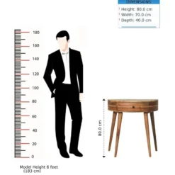 Artisan Furniture Massief Hout Odyssey Oak-ish Consoletafel