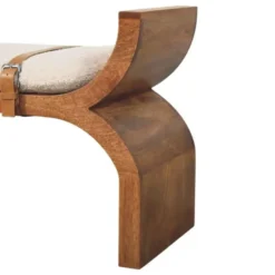 Artisan Furniture Massief hout Stirrup Gebogen bank