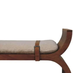 Artisan Furniture Massief hout Stirrup Gebogen bank