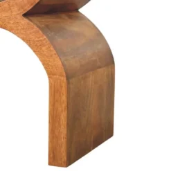 Artisan Furniture Massief hout Stirrup Gebogen bank