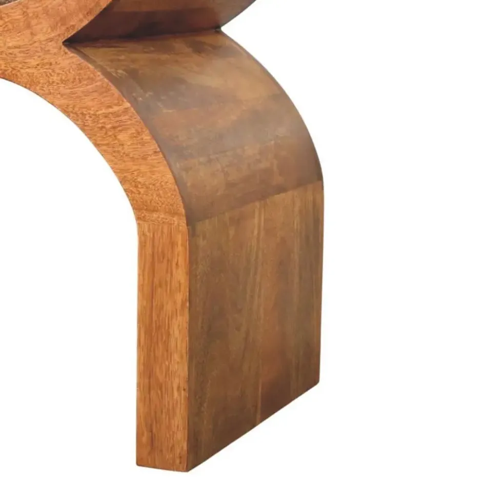 Artisan Furniture Massief hout Stirrup Gebogen bank
