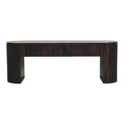 Artisan Furniture Massief hout Loop Kastanje Bank