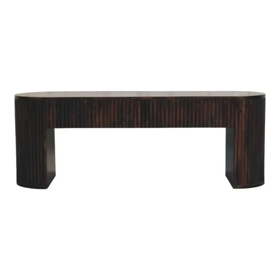 Artisan Furniture Massief hout Loop Kastanje Bank