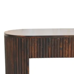 Artisan Furniture Massief hout Loop Kastanje Bank