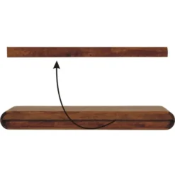 Artisan Furniture Massief Mangohouten Solis wandconsole