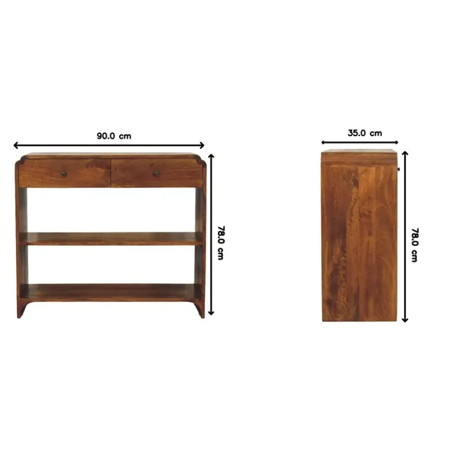 Artisan Furniture Massief Mangohouten Ellington sidetable
