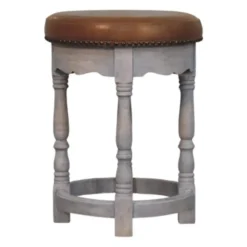 Artisan Furniture Massief Mangohouten Rustic Charm kruk
