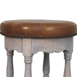 Artisan Furniture Massief Mangohouten Rustic Charm kruk