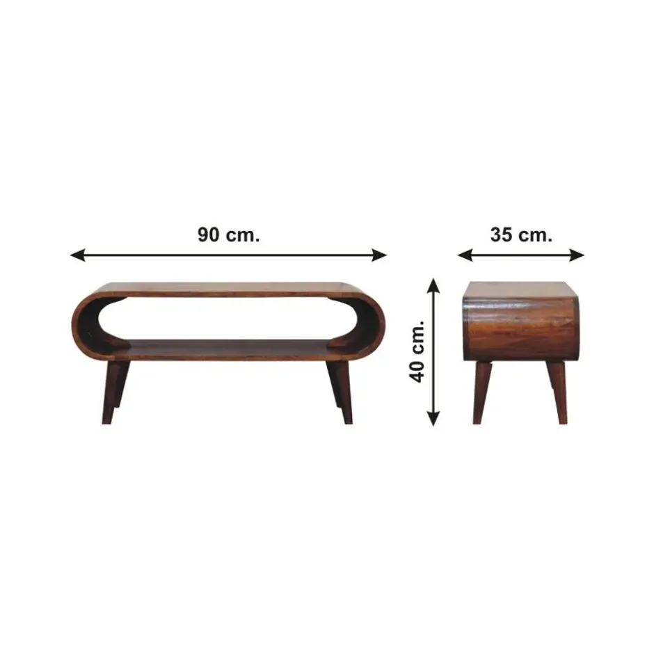 Artisan Furniture Solid hout Amaya Nordic Stijl Salontafel