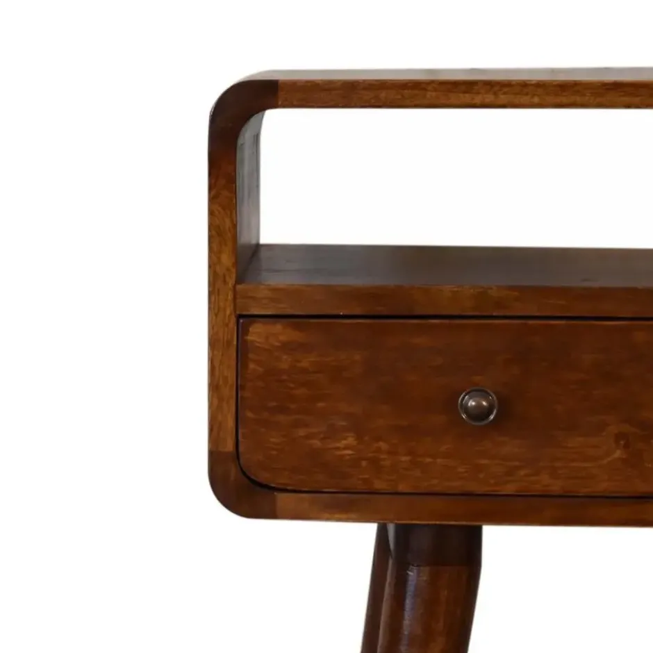 Artisan Furniture Solid hout Kastanje Sidetable Tafel