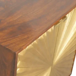 Artisan Furniture Solid hout Manila Gouden Wandkast