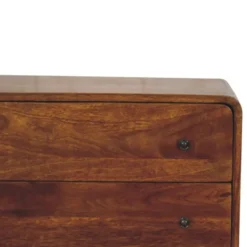 Artisan Furniture Solid hout Gebogen Nordic Charme Wandkast