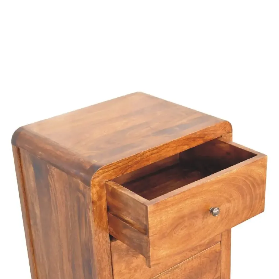 Artisan Furniture Solid hout Aspen Hoge Ladekast