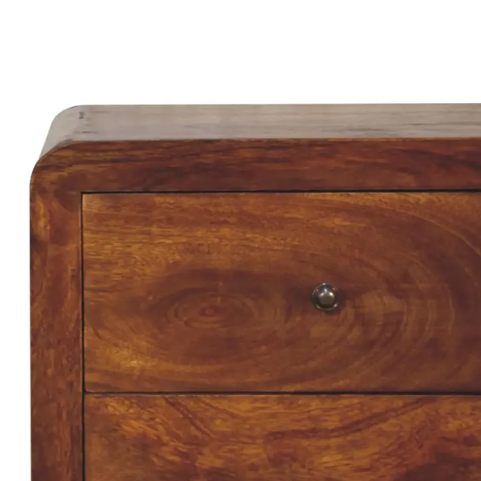 Artisan Furniture Solid hout Aspen Hoge Ladekast