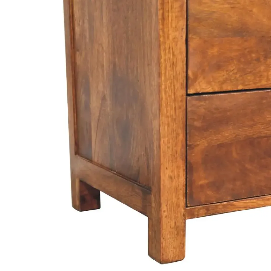 Artisan Furniture Solid hout Aspen Hoge Ladekast