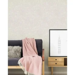 A.S. Création behang bloemmotief wit en glanzend wit - 53 x 1005 cm