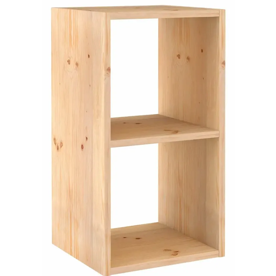 Astigarraga Dinamic Vakkenkast open - 2 vakken - PEFC grenen - 71x36cm