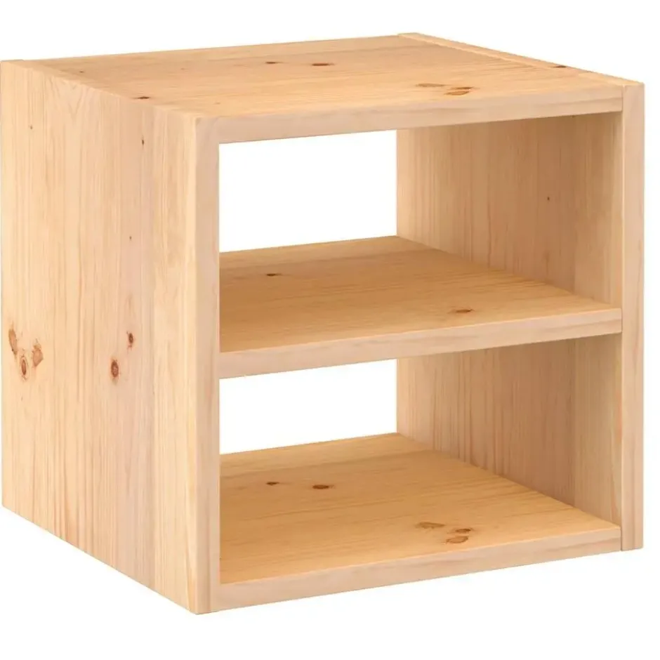 Astigarraga Dinamic Vakkenkast open - met plank - PEFC grenen - 36x36cm