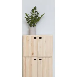 Astigarraga Dinamic Wandkast met deuren - PEFC grenen - 105x71cm