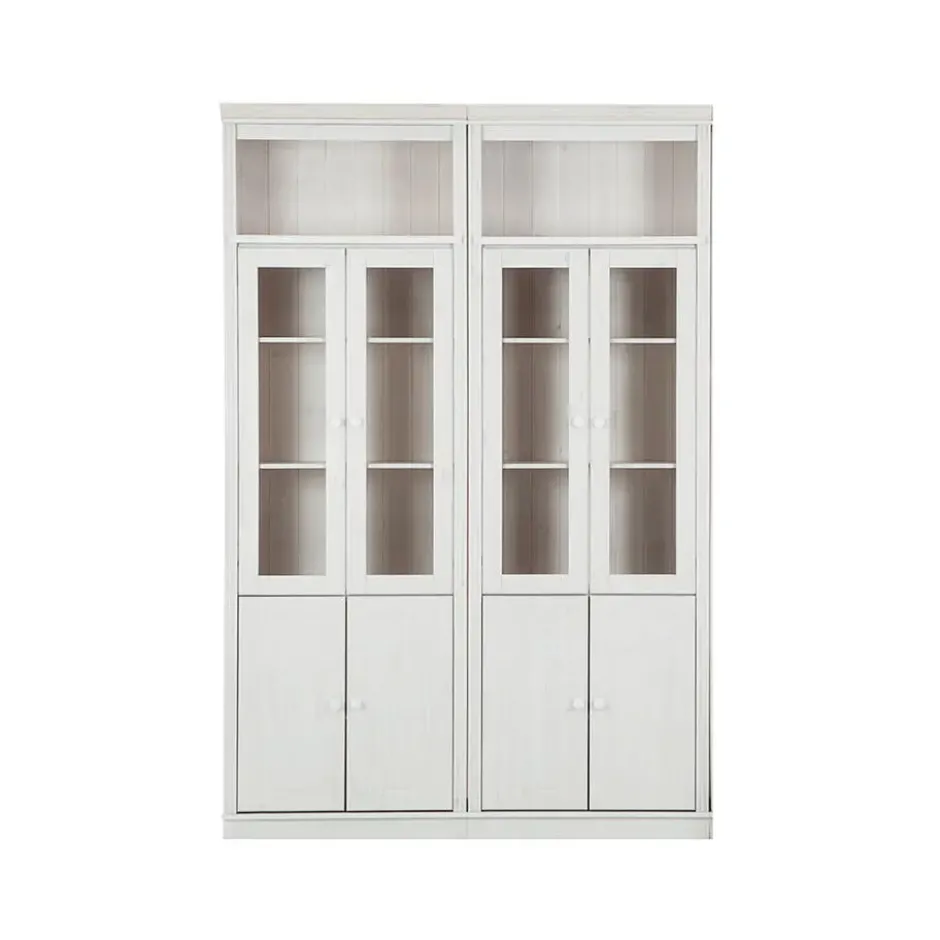 Atlas-Badkamerkast met 2 deuren en 1 lade in houten look