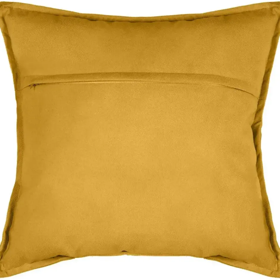 Atmosphera Bank/sierkussens Sophia - 52 x 52 cm - Okergeel