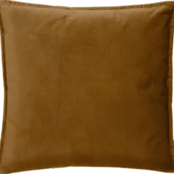 Atmosphera Bank/sierkussens Sophia - 45 x 45 cm - goud/bruin