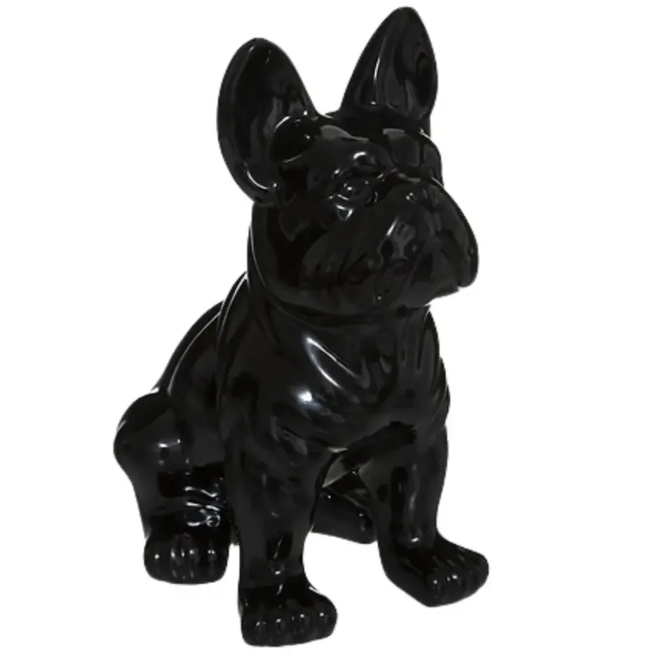 Atmosphera Beeldje Franse Bulldog hond - 22 cm - keramiek