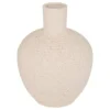 Atmosphera Bloemenvaas Ted - wit - keramiek - D26 x H33 cm